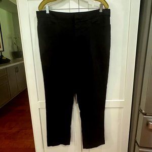 Chaps Women Black Dress Pants, Size: 12
